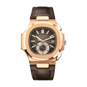 百达翡丽/Patek Philippe Nautilus 运动 鹦鹉螺 系列 玫瑰金 自动机械机芯 男表 5980R-001