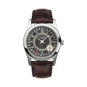 百达翡丽/Patek Philippe 古典表系列 18k白金 自动机械机芯 男表 6000G-010