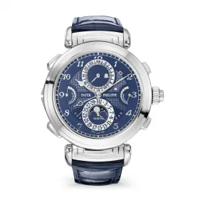 百达翡丽/Patek Philippe 超级复杂功能计时系grand Complications列 白金 手动机械机芯 男表 6300G-010