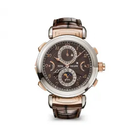 百达翡丽/Patek Philippe 超级复杂功能时计系列 47.7MM 白金 手动机械机芯 男表 6300GR-001