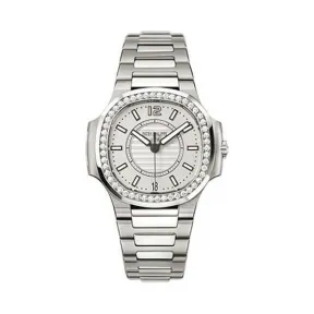 百达翡丽/Patek Philippe Nautilus 运动 鹦鹉螺 系列 不锈钢镶钻 自动机械机芯 女表 7008-1A-011
