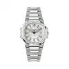 百达翡丽/Patek Philippe Nautilus 运动 鹦鹉螺 系列 18k白金镶钻 石英机芯 女表 7010-1G-001