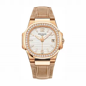 百达翡丽/Patek Philippe Nautilus 运动 鹦鹉螺 系列 玫瑰金 石英机芯 女表 7010R-011