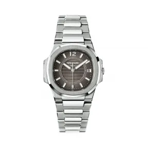 百达翡丽/Patek Philippe Nautilus 运动 鹦鹉螺 系列 18k白金 石英机芯 女表 7011-1G-010