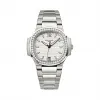 百达翡丽/Patek Philippe Nautilus 运动 鹦鹉螺 系列 不锈钢镶钻 自动机械机芯 女表 7018-1A-001