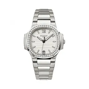 百达翡丽/Patek Philippe Nautilus 运动 鹦鹉螺 系列 不锈钢镶钻 自动机械机芯 女表 7018-1A-001