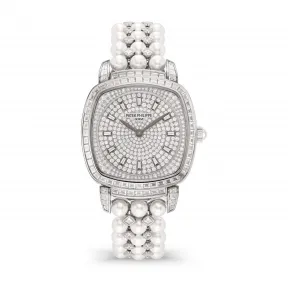 百达翡丽/Patek Philippe Gondolo系列 白金 手动机械机芯 女表 7042-100G-010