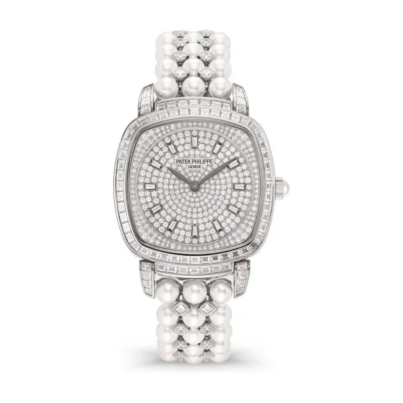 百达翡丽/Patek Philippe Gondolo系列 白金 手动机械机芯 女表 7042-100G-010