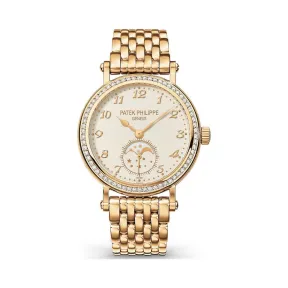 百达翡丽/Patek Philippe 复杂功能时计 Complications 系列 18k黄金 手动机械机芯 女表 7121-1J-001