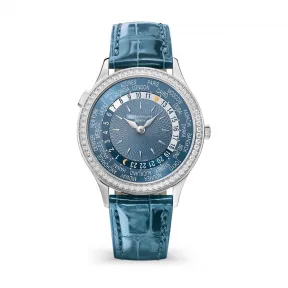 百达翡丽/Patek Philippe 复杂功能时计系列 18K白金 自动机械机芯 女表 7130G-016