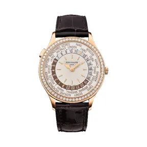 百达翡丽/Patek Philippe 复杂功能时计 Complications 系列 18k玫瑰金 自动机械机芯 女表 7130R-010