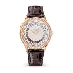 百达翡丽/Patek Philippe 复杂功能时计 Complications 系列 玫瑰金 自动机械机芯 女表 7130R-013