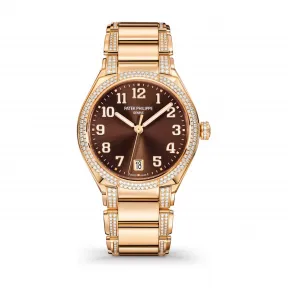 百达翡丽/Patek Philippe TWENTY 4系列 玫瑰金 自动机械机芯 女表 7300-1201R-010