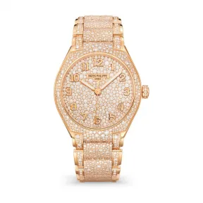 百达翡丽/Patek Philippe TWENTY 4系列 玫瑰金 自动机械机芯 女表 7300-1450R-001