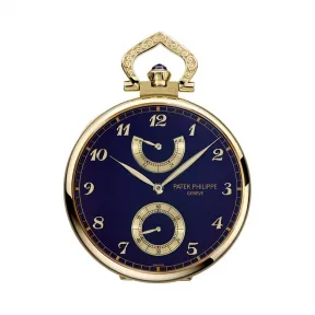 百达翡丽/Patek Philippe 怀表 Pocket 系列 黄金 手动机械机芯  982-130J