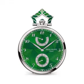 百达翡丽/Patek Philippe 怀表 Pocket 系列 白金 手动机械机芯  982-161G