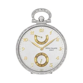 百达翡丽/Patek Philippe 怀表 Pocket 系列 白金 手动机械机芯  982-177G