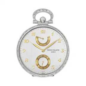 百达翡丽/Patek Philippe 怀表 Pocket 系列 白金 手动机械机芯  982-178G