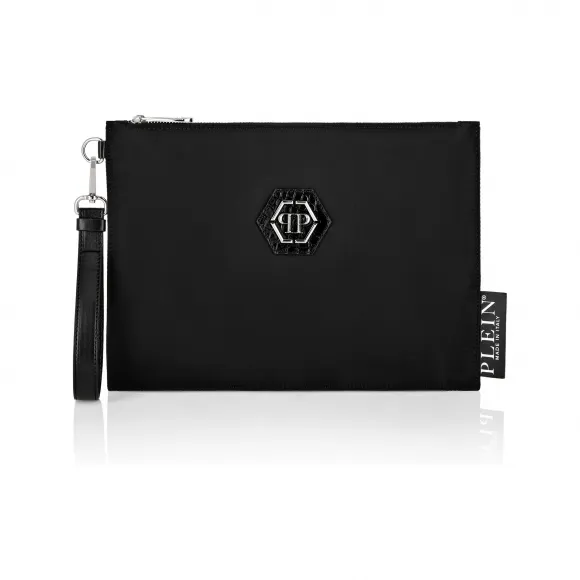 菲利普·普莱因/Philipp Plein 六角尼龙晚装包 108202-02-4-0