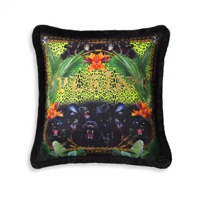 菲利普·普莱因/Philipp Plein 靠垫丝绸丛林 50 x 50 116338-21-4-0