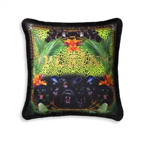 菲利普·普莱因/Philipp Plein 靠垫丝绸丛林 70 x 70 116339-21-4-0