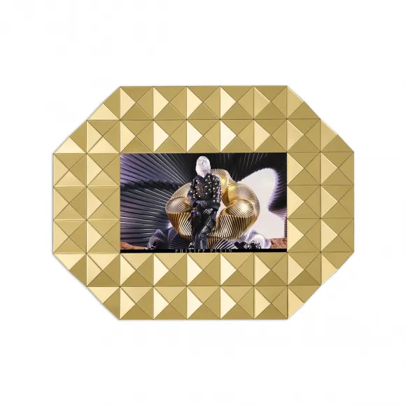 菲利普·普莱因/Philipp Plein 金色铆钉镜框 NFT XL 116497-16-4-0