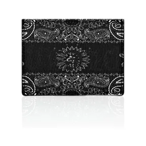 菲利普·普莱因/Philipp Plein 佩斯利皮革信用卡夹 119442-02-4-0