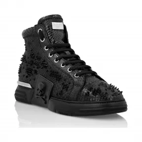 菲利普·普莱因/Philipp Plein 高帮靴 A19S-MSC2506-PLE029P-0202