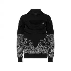 菲利普·普莱因/Philipp Plein 连帽卫衣佩斯利头巾 FACC-MJB3040-PJO002N-02