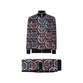 菲利普·普莱因/Philipp Plein 慢跑运动服：上衣/裤子 PP 玻璃 FACC-MJJ0560-PJO002N-0221