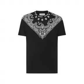 菲利普·普莱因/Philipp Plein T 恤圆领 SS 佩斯利头巾 FACC-MTK6363-PJY002N-02