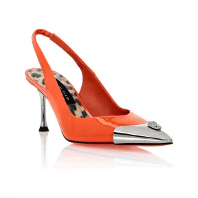 菲利普·普莱因/Philipp Plein Decollete 水晶骷髅低跟鞋 PACS-WSD0457-PLE077N-20