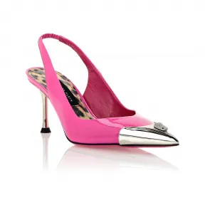 菲利普·普莱因/Philipp Plein Decollete 水晶骷髅低跟鞋 PACS-WSD0457-PLE077N-33