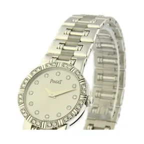 伯爵/Piaget 珠宝腕表系列 石英机芯 18k白金 女表 G0A02133