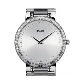 伯爵/Piaget Traditionnelle系列 石英机芯 18k白金 女表 G0A03395