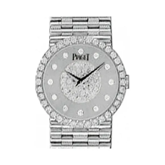 伯爵/Piaget 珠宝腕表系列 石英机芯 18k白金 女表 G0A09676