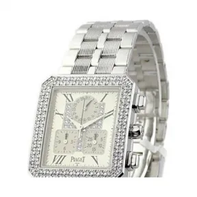 伯爵/Piaget Protocole 系列 石英机芯 18k白金 女表 G0A23069