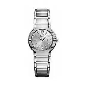 伯爵/Piaget POLO系列 石英机芯 18k白金 女表 G0A26027