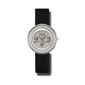 伯爵/Piaget 时来运转系列 石英机芯 18k白金 女表 G0A30108