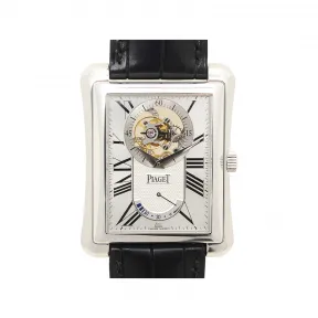 伯爵/Piaget 黑带系列 手动机械 18K白金 男表 G0A31115