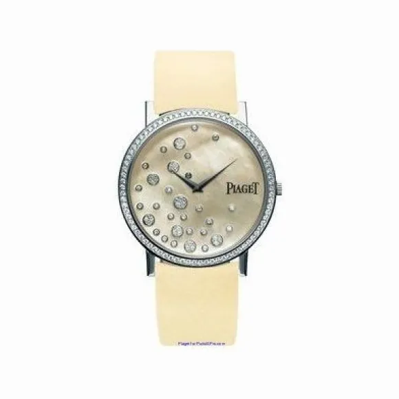 伯爵/Piaget Altiplano系列 38 MM 白金镶钻 自动机械机芯 男表 G0A31140