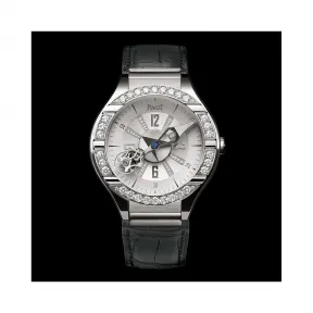 伯爵/Piaget POLO系列 手动机械 18k白金镶钻 男表 G0A31148