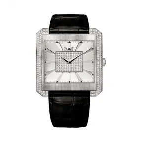 伯爵/Piaget 黑带系列 手动机械 18k白金镶钻 女表 G0A32006