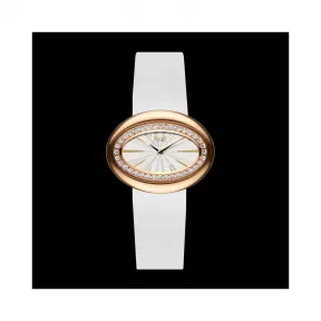 伯爵/Piaget LIMELIGHT系列 石英机芯 18k玫瑰金镶钻 女表 G0A32096