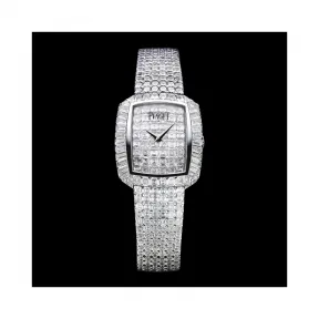伯爵/Piaget 非凡珍品系列 手动机械 18k白金镶钻 中性表 G0A32145