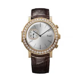 伯爵/Piaget ALTIPLANO系列 手动机械 18k玫瑰金镶钻 男表 G0A32151