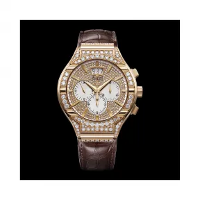 伯爵/Piaget POLO系列 自动机械 18k玫瑰金镶钻 男表 G0A33039