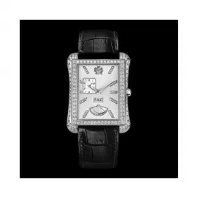 伯爵/Piaget 黑带系列 自动机械 18k白金镶钻 男表 G0A33073