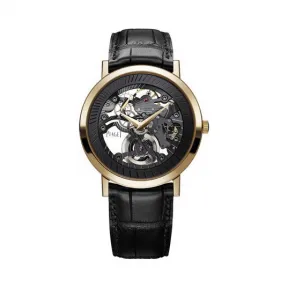 伯爵/Piaget ALTIPLANO系列 手动机械 18k玫瑰金 男表 G0A34116