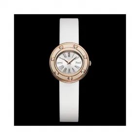 伯爵/Piaget 时来运转系列 石英机芯 18k玫瑰金 女表 G0A35086